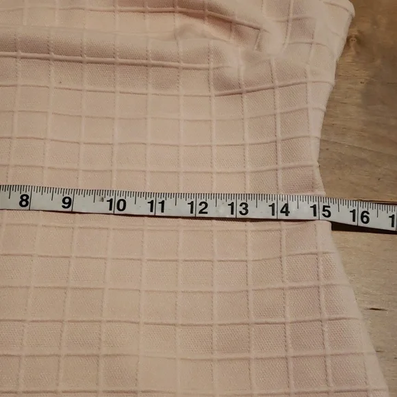 TOMMY HILFIGER CLASSIC SHEATH DRESS BLUSH PINK WITH GOLD BUTTONS SZ 6 - Picture 14 of 15